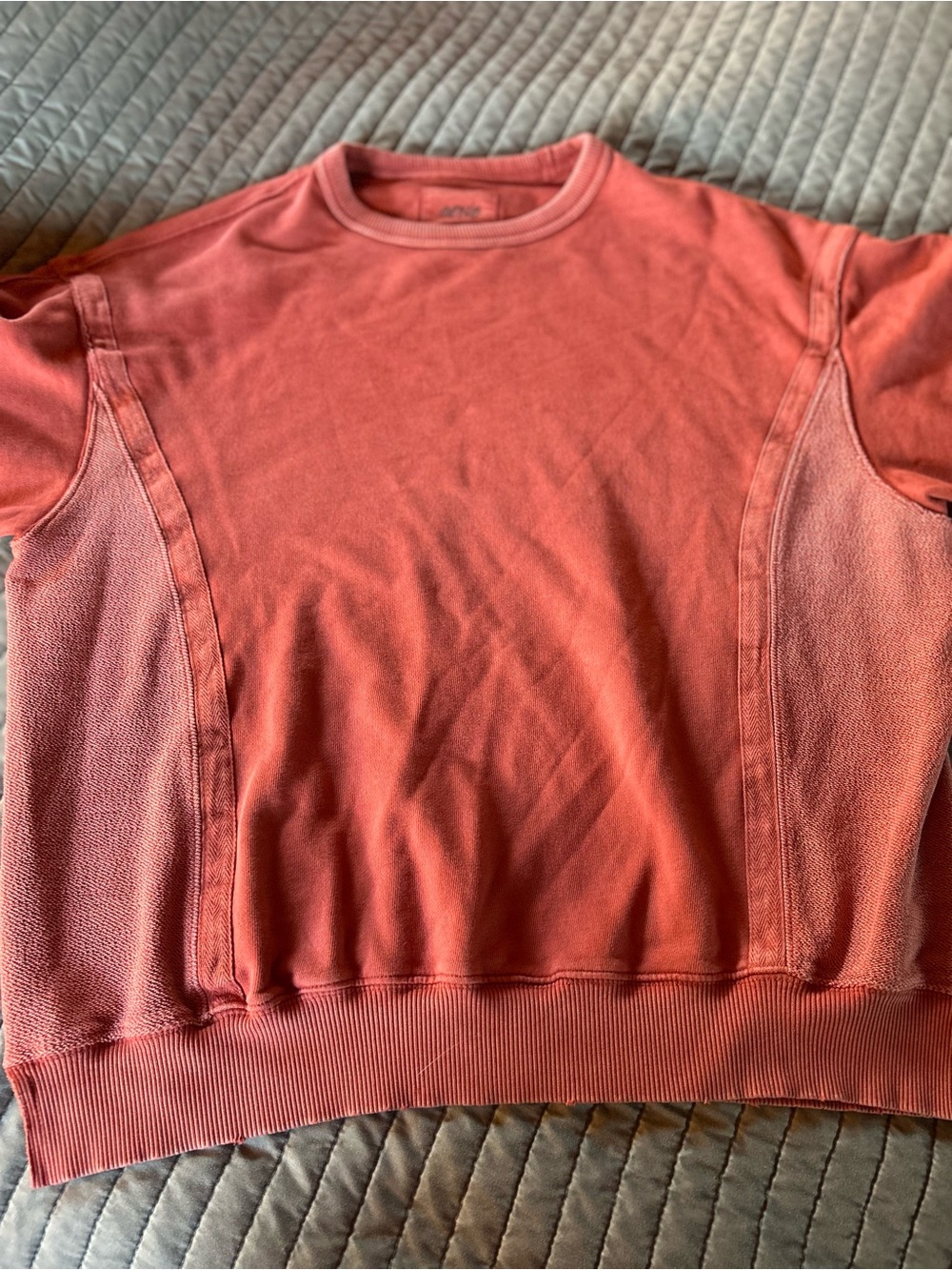 Aerie Coral Crewneck Sweatshirt - Picture 3 of 9